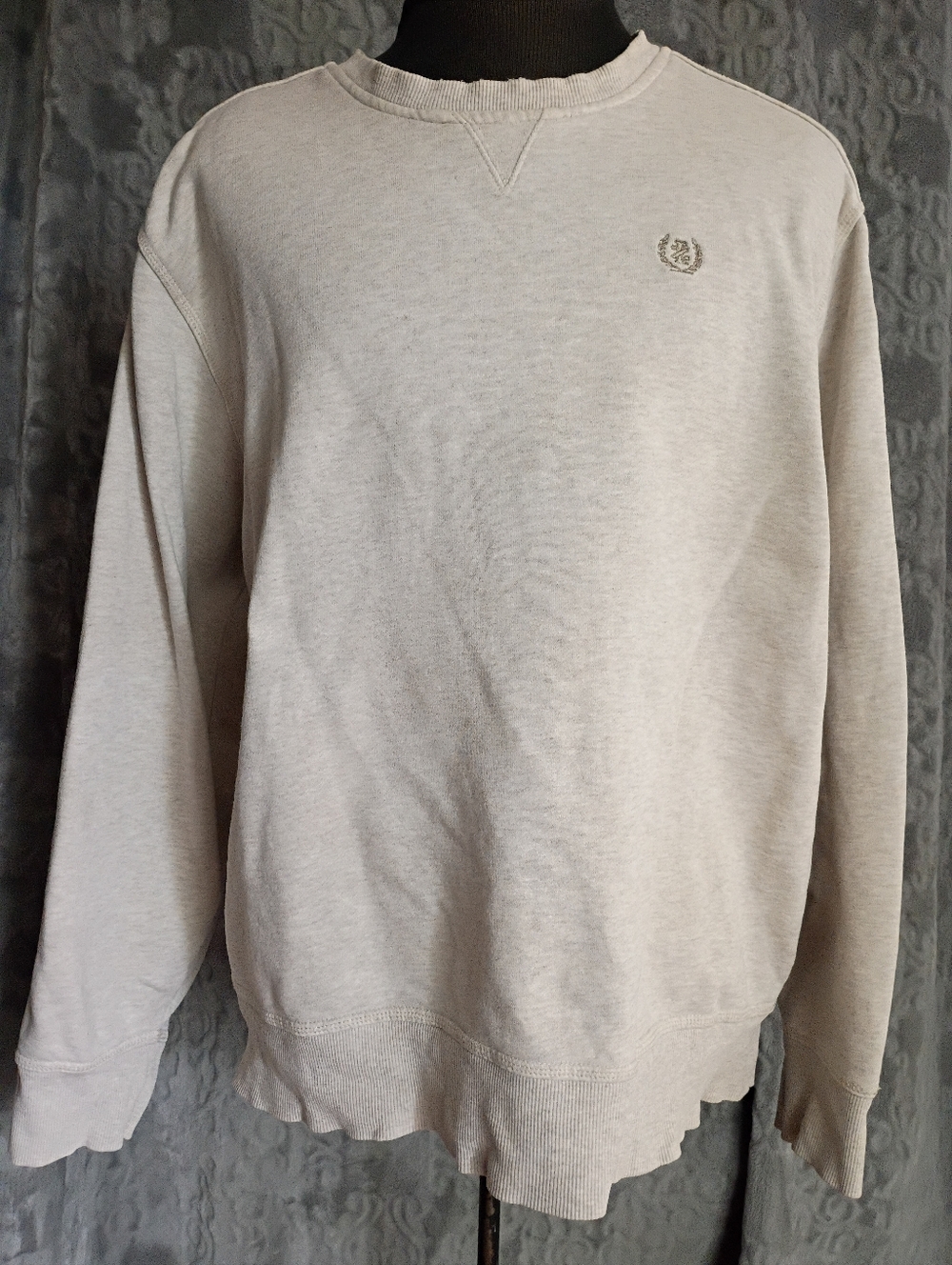 Izod Cream Crewneck Sweater